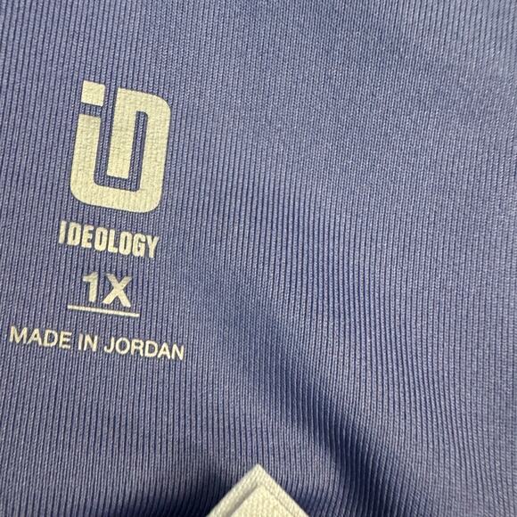 Ideology 1X Skort Purple Abstract Print Tiered Activewear Golf Pickleball - Picture 4 of 4